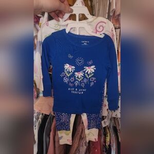 Carter's Bright Blue 'Rise & Shine Together' 4 piece set